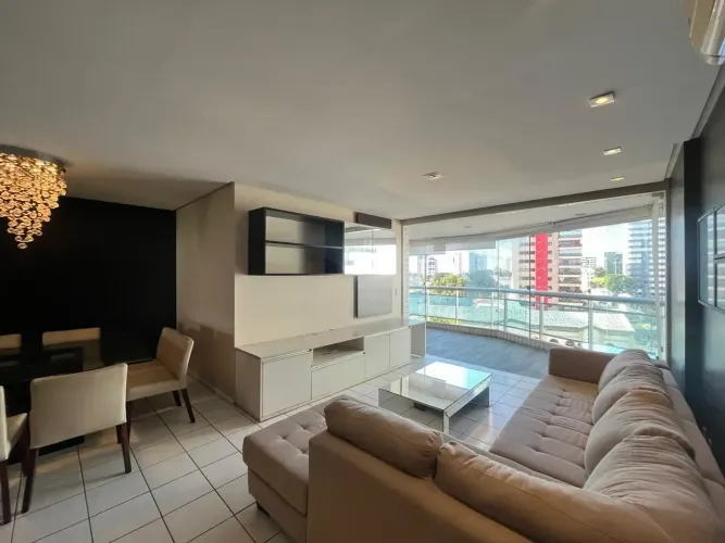 IRENE ALUGA APT MOBILIADO COM 150M2 EM OTIMA LOCALIZAÇÃO
