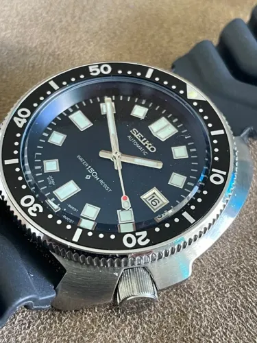 relógio seiko 6105-8110 captain willard automático 42mm relógio de coleção diferenciado e