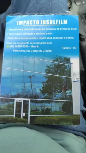 INSULFILM - COMERCIAL E RESIDENCIAL 