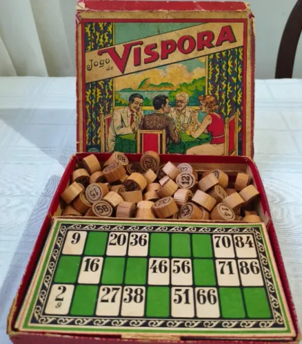 Jogo de Víspora antigo - Jogos Diana (Rio) - Completo