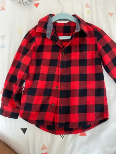 Camisa quadriculada infantil