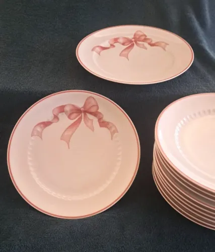 Pratos raso [jantar] em porcelana Schmidt Brasil por Ingrid S. Lara