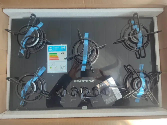 NOVO - Cooktop Brastemp 5 Bocas