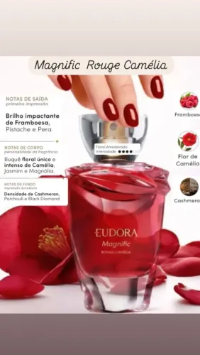 PERFUME MAGNIFIC ROUGE CAMELIA EUDORA