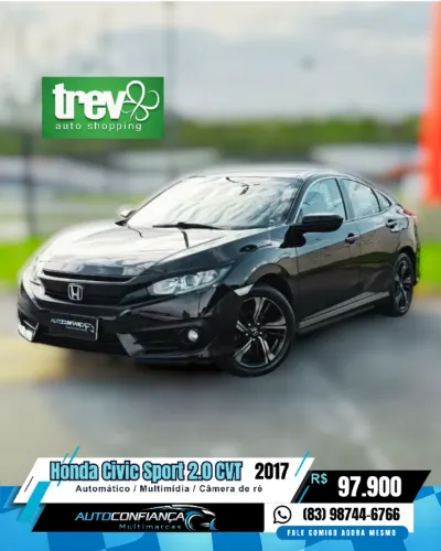 Honda Civic Sedan Sport 2.0 Flex 16V Aut.4p 2017