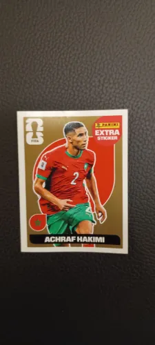 Última edição, figurinha hakimi Gold, ?