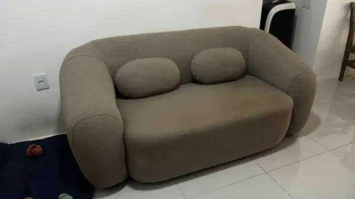 SOFA 3 LUGARES LINHO ORGANICO