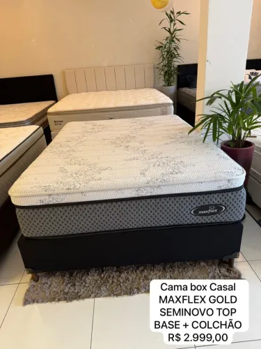 Cama de casal MAXFLEX GOLD SEMINOVO - ENTREGAMOS