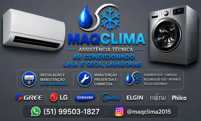 Conserto de lava e seca.