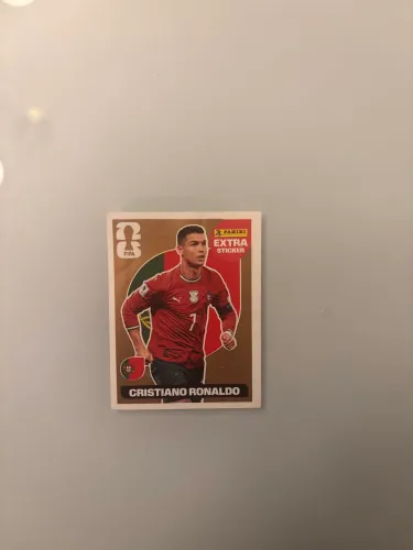 Figurinha extra Cristiano Ronaldo bronze