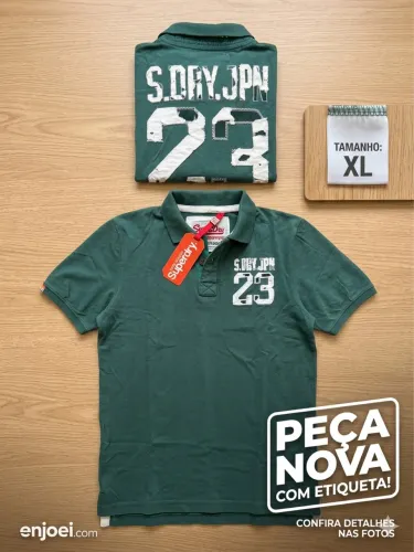 Polo Superdry S.Dry.Jpn 23 - Nova C/ Etiqueta Tam XL