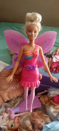 Barbie fada funcionando 
