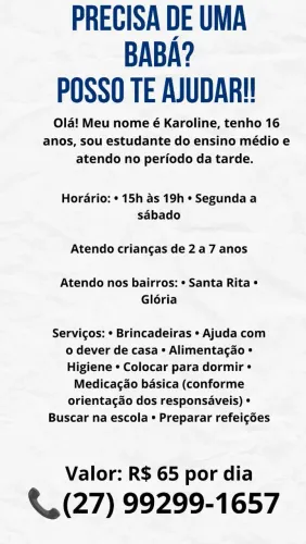 PROCURA-SE BABÁ?