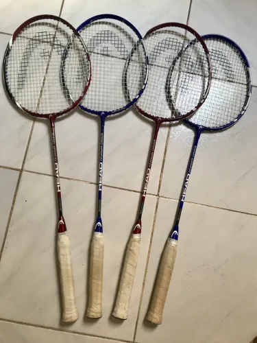 Kit Badminton Head 4 Raquetes Bem Conservadas