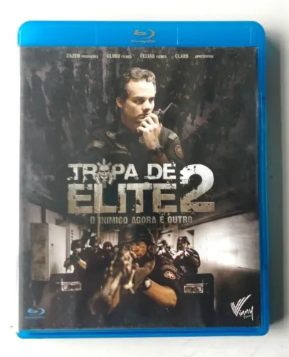 Blu-Ray de Filme Original - Tropa de Elite 2 - 2010 - Usado