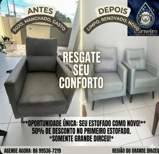 Higienização de Sofá, Colchão e Estofados em Geral | Limpeza Profunda