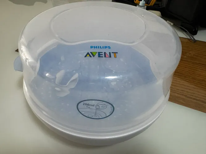 Esterilizador de mamadeiras e chupetas microondas Philips Avent