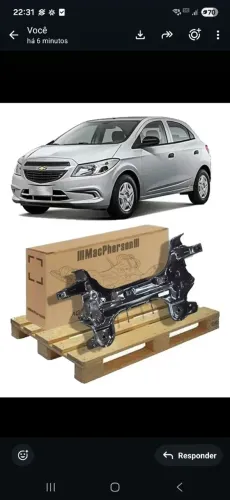 Agregado suspensão dianteira GM Onix 2015 a 2019