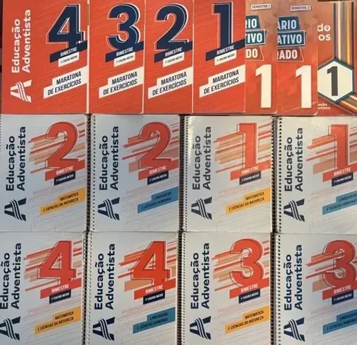 Vende-se todos os livros do 1º ano do ensino médio (Escola Adventista)
