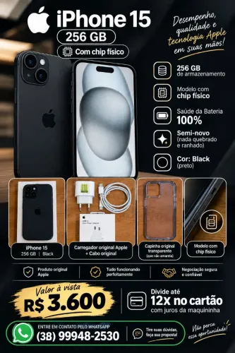 iPhone 15 256GB Black
