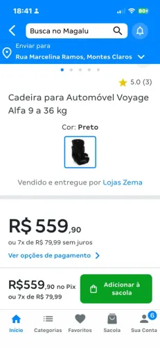 Cadeira de criança cm elevação Voyage Alfa