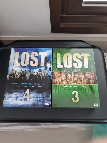 Coleção de DVD Lost Box com 6 unidades temporada 3 e 4 completas
