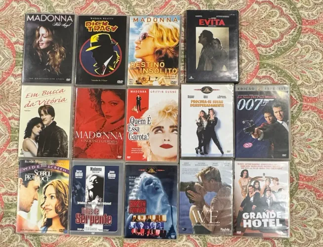 Lote DVDs Filmes da Madonna (Perfeito Estado)
