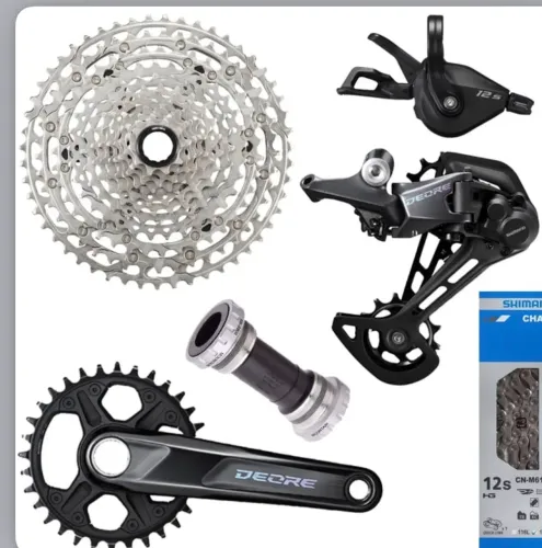 KIT GRUPO SHIMANO DEORE - PERFORMANCE E CONFIANÇA PARA SUA BIKE! 