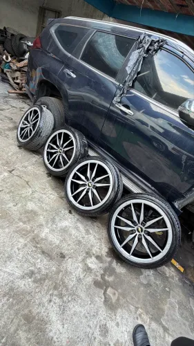 Rodas aro 20 5x112 pneus novos