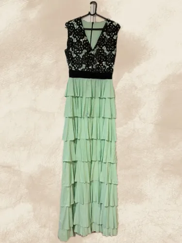 Vestido de festa verde
