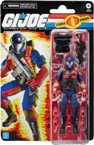 Hasbro Gi Joe Classified Retro Cardback Cobra Viper - Nova / Lacrada