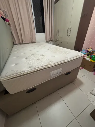 Cama baú com colchão 