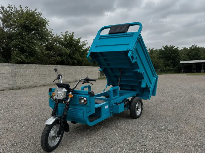 Triciclo elétrica com carretinha agrícola triciclo para área rural de carga (novo)