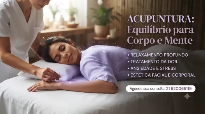 Acupuntura tratamento de dor ansiedade tratamento estética Facial corporal