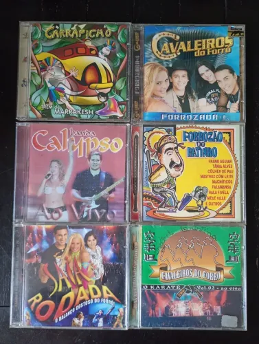 Lote De CDs SERTANEJO FORRÓ PAGODE E SAMBA