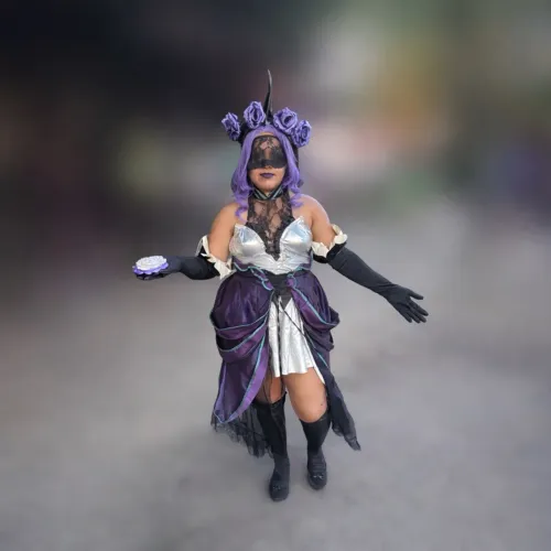 Cosplay Syndra Rosa Definhada COM AVARIAS - LOL - League of Legends