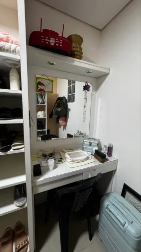 Closet com penteadeira
