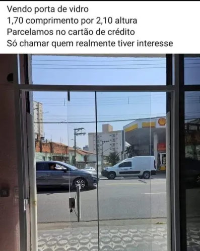 Porta de vidro