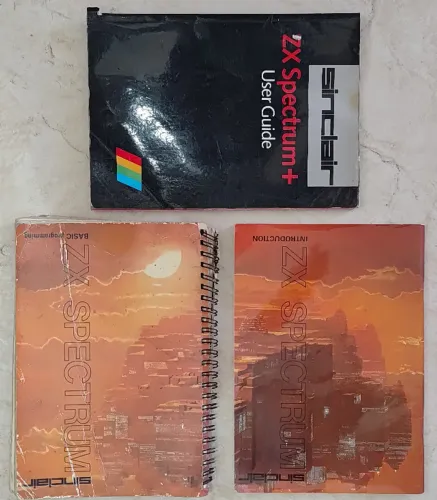 Manuais do Computador Sinclair ZX SPECTRUM ( e do "PLUS" ) - Originais