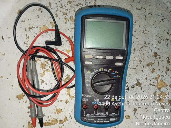 Vendo multímetro industrial MINIPA ET 2517a 950 reais