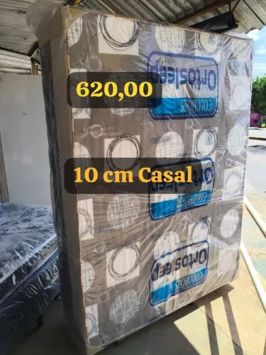 Cama Box Casal 10 cm Nova