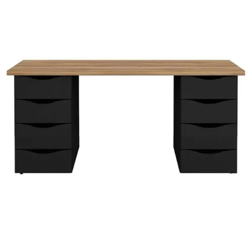 Escrivaninha Mesa de escritório com 8 gavetas