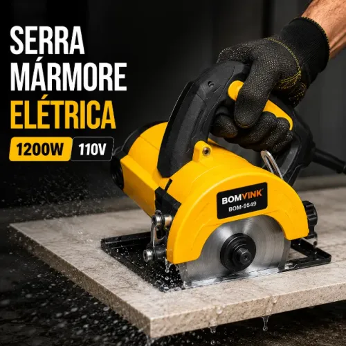 Serra Mármore 1200W 110V Porcelanato Cerâmica Bomvink BOM-9549