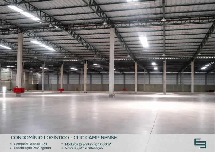 Galpão para alugar em Campina Grande/PB com 3.785,62 m² em condomínio logístico