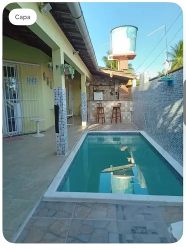 Casa na Praia de Serrambi (360m²) Piscina + 3 Quartos + 3 WC