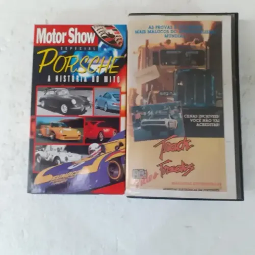 Fitas Vhs Porsche Motor Show Mais Vhs Track Freaks (Usado)