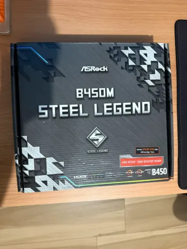 Placa Mãe ASRock B450M Steel Legend AMD AM4 DDR4