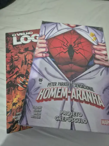 Homem-aranha projeto crepúsculo (raridade) e velho logan definitivo *LACRADO E NOVO*
