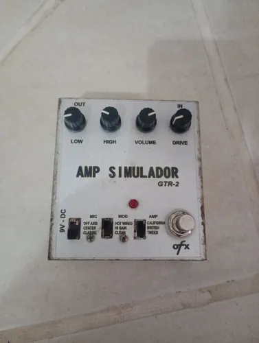 Pedal ofx amp simulador gtr2 para guitarra 