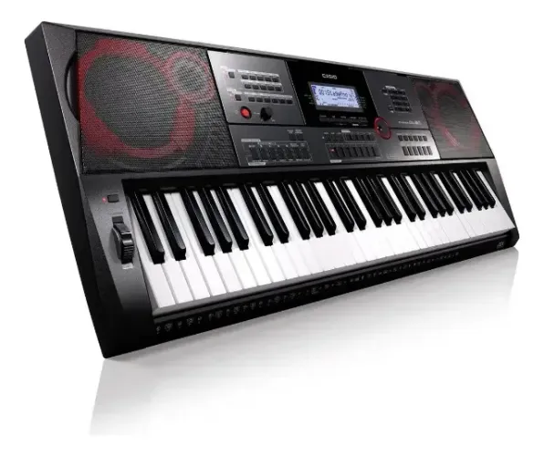 TECLADO MUSICAL CASIO CTX 5000 COM MAIS UM PENDRIVE CONTENDO + 140 RITMOS + TIMBRES